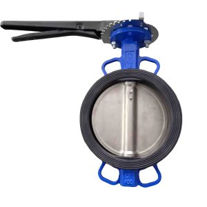 Carbon Steel WCB Manual Wafer Butterfly Valve D71X-16