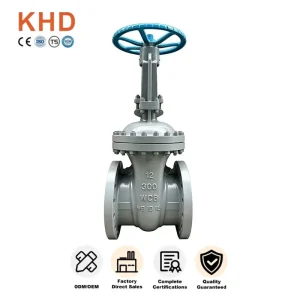 Carbon Steel WCB Flanged Gate Valve Z541H-150LB NPS 16 Class 150 (Bevel Gear) (Gray epoxy)