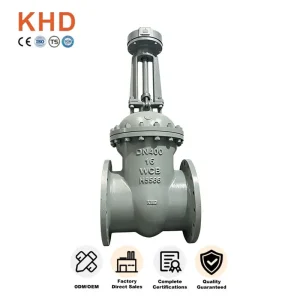 Carbon Steel WCB Flanged Gate Valve Z41H-16C DN400 PN16