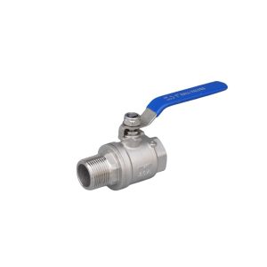 Stainless Steel 304 2-Piece Male-Female Threaded Ball Valve On request 1000 WOG