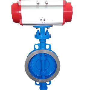Carbon Steel WCB Pneumatic Butterfly Valve