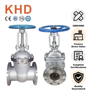 CF8 Stainless Steel Flanged Gate Valve Z41W-16P DN200 PN16