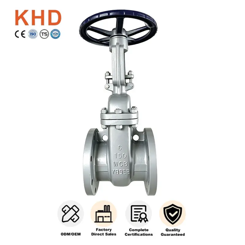 Carbon Steel WCB Flanged Gate Valve Z41H-150LB NPS 6 Class 150 (Gray epoxy)